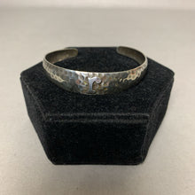 Load image into Gallery viewer, Vintage Hammered Sterling Initial Cuff Bracelet
