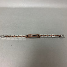 Load image into Gallery viewer, Men&#39;s Stainless Steel Copper Diamond Accent ID Bracelet (8.5&quot;)
