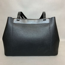 Load image into Gallery viewer, Michael Kors Meredith Black Saffiano Leather Tote Purse w/ Magnetic Closure (10x16x5&quot;)
