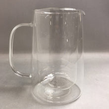 Load image into Gallery viewer, Glass Double Walled Pitcher (9.5in)
