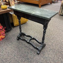 Load image into Gallery viewer, Rockford Side Table w/ Marble Top (29x12x31)
