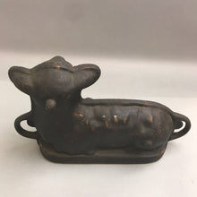 Load image into Gallery viewer, Vintage Antique Cast Iron Lamb Sheep 2 Piece Mold Baking Cake (7x13)
