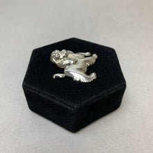 Load image into Gallery viewer, Vintage Lang Sterling Cocker Spaniel Brooch Pin Signed (2&quot;)
