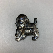 Load image into Gallery viewer, Vintage Lang Sterling Cocker Spaniel Brooch Pin Signed (2&quot;)

