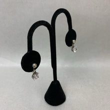 Load image into Gallery viewer, Sterling Cubic Zirconia Screw Back Earrings
