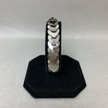 Load image into Gallery viewer, Vintage Silvertone Layered Link Choker Necklace Bracelet &amp; Clip Earrings Set
