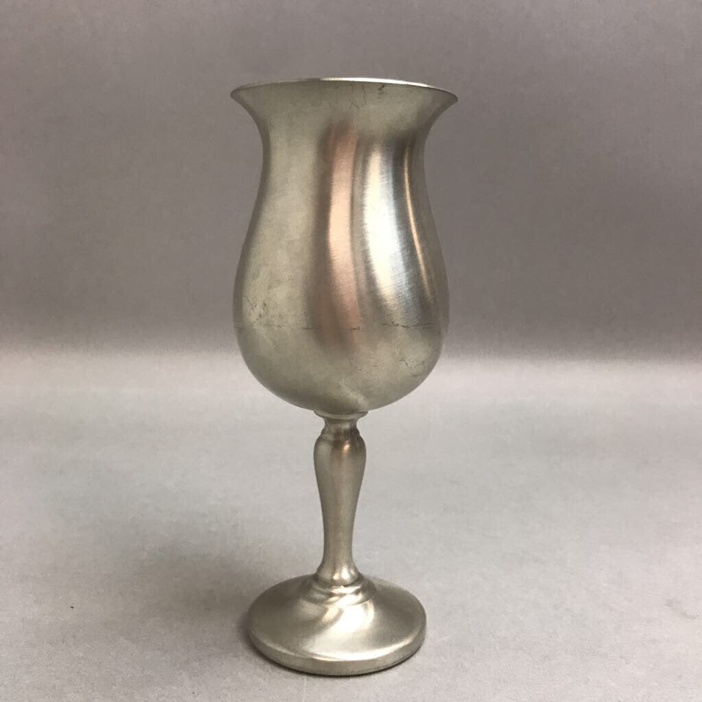 Vintage Preisner Pewter Stemmed Goblet #2303 (6.5