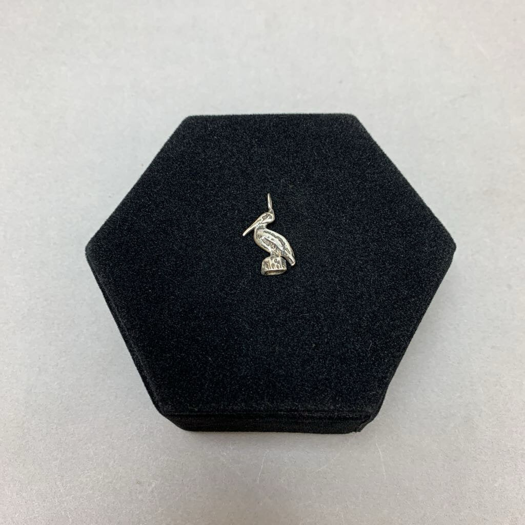 Sterling Pelican Charm (1