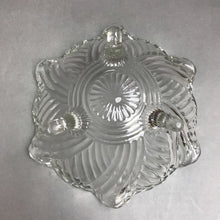 Load image into Gallery viewer, Vintage Depression Glass Three-Footed Bowl (9in)
