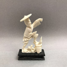 Load image into Gallery viewer, Carved Resin Asian Man Figurine (3.5&quot;)
