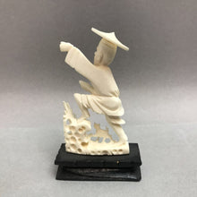 Load image into Gallery viewer, Carved Resin Asian Man Figurine (3.5&quot;)
