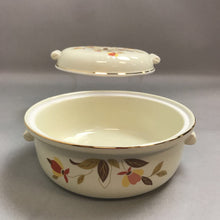 Load image into Gallery viewer, Casserole Dish Autumn Leaf Hall China (8.5in)
