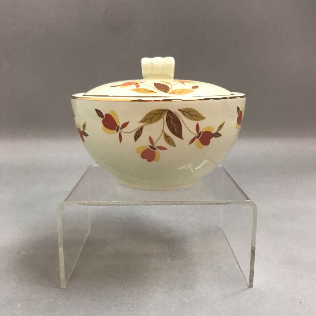 Drip Jar Autumn Leaf Hall China (5.5in)