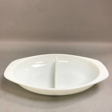 Load image into Gallery viewer, Milk Glass Divided Serving Bowl Pyrex (13inx9in)

