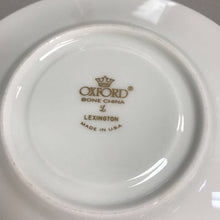 Load image into Gallery viewer, Lexington Oxford Bone China Tea Cup, Saucer and Cake Plate Set
