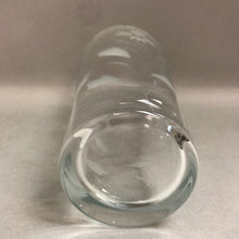 Load image into Gallery viewer, Vintage Tall Clear Glass Vase with Etched Flowers &amp; Leaves (11&quot;)
