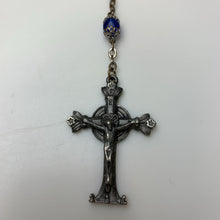 Load image into Gallery viewer, Vintage Holy Water Bubble Crystal Bead Rosary (32&quot; w/ 7.5&quot; Drop)
