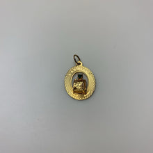Load image into Gallery viewer, Gold Filled Green Crystal Las Vegas Souvenir Charm (1")
