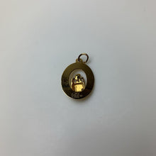 Load image into Gallery viewer, Gold Filled Green Crystal Las Vegas Souvenir Charm (1")
