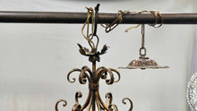 Load image into Gallery viewer, Wrought Metal Scrollwork Italian 12-Light Chandelier (~30x36x36)
