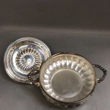 Load image into Gallery viewer, Webster Wilcox Silverplate Footed Serving Dish with Lid (4x10)
