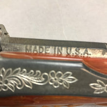 Load image into Gallery viewer, Antique Hubley Flintlock Double Barrel Cap Gun Toy With Bakelite Handle (10&quot;)
