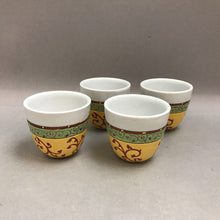 Load image into Gallery viewer, Vintage Pier 1 Tea Set; Teapot (4&quot;) w/ 4 Cups (2.75&quot;)
