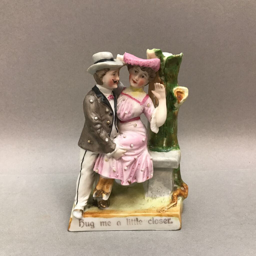 Vintage German Figurine - 'Hug Me a Little Closer' (5