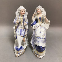 Load image into Gallery viewer, Victorian-Style Porcelain Figurine Pair (7&quot;)
