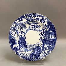 Load image into Gallery viewer, Salad Plate Royal Crown Derby Blue Merkado (9in)
