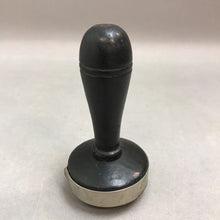 Load image into Gallery viewer, Vintage Black Darner with Removable Metal Ring 4.25" - Sock Darner Wood
