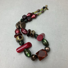Load image into Gallery viewer, Therera Goodall Vintage Mixed Media Resin Ceramic Glass Bead Necklace (18&quot;)
