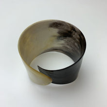 Load image into Gallery viewer, Vintage Buffalo Horn 2" Wide Flexible Cuff Bracelet
