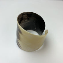 Load image into Gallery viewer, Vintage Buffalo Horn 2" Wide Flexible Cuff Bracelet
