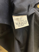 Load image into Gallery viewer, H&amp;M Women&#39;s Collection Navy Linen Blouse Size 44
