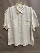 Load image into Gallery viewer, Marco Pecci Linen White Blouse Size 44
