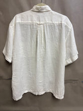 Load image into Gallery viewer, Marco Pecci Linen White Blouse Size 44

