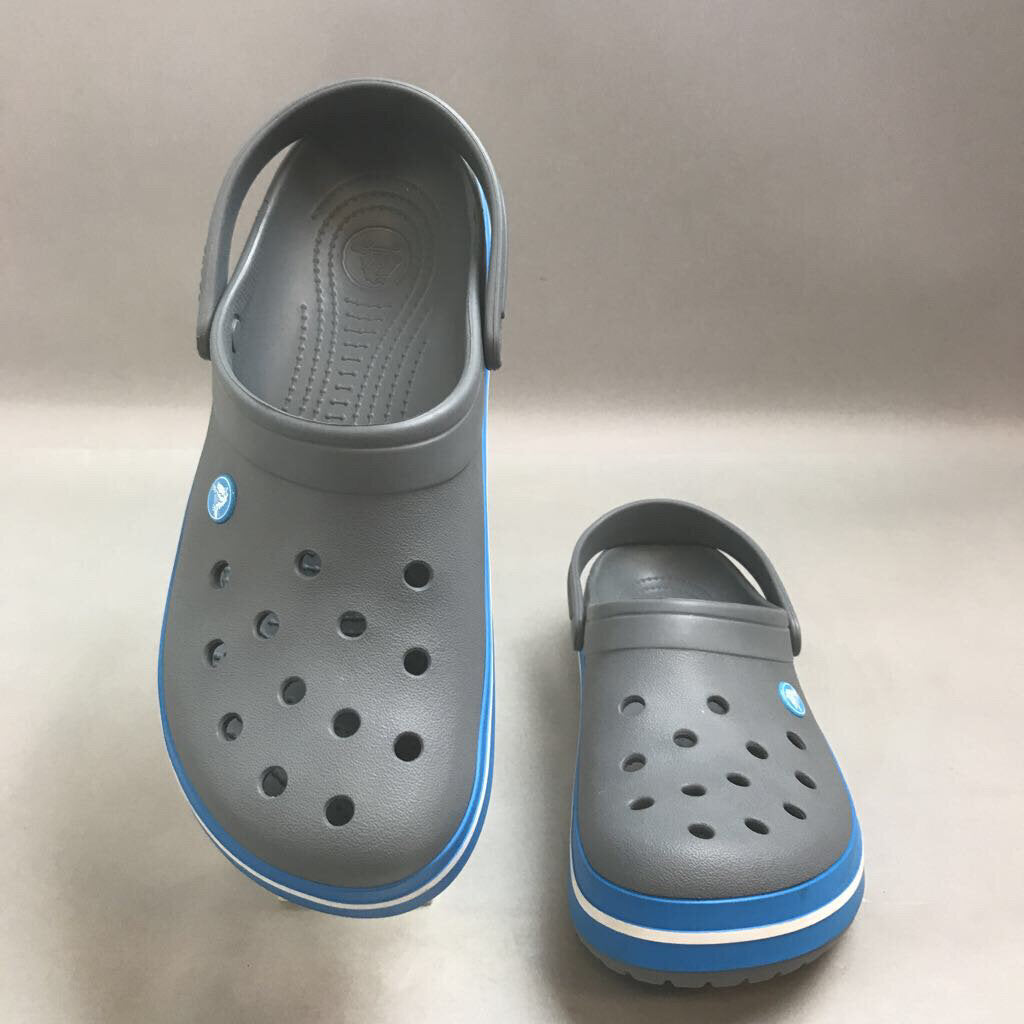 Crocs Unisex Clogs - Blue/Light Grey (Size 11)