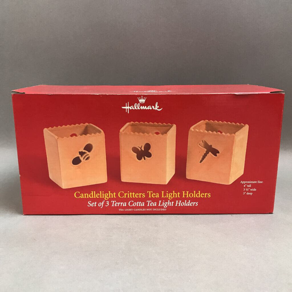 Hallmark Candlelight Critters Tea Light Holders Set