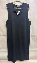 Load image into Gallery viewer, NWT Talbots Black Wool Dress Size XL

