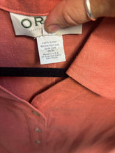 Load image into Gallery viewer, Orvis Salmon Linen Dress Size 18
