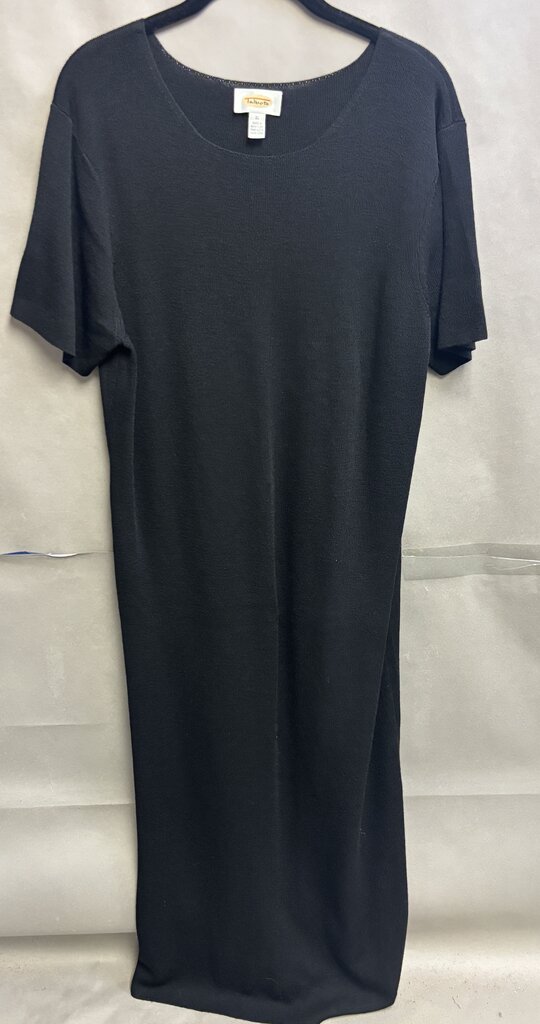 Talbots Black Rayon Blend Dress Size XL