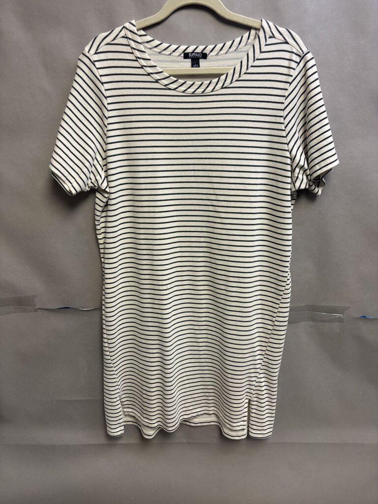 Buffalo Cotton Blend Striped Dress Size L
