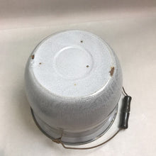 Load image into Gallery viewer, Vintage Gray Enamel Stock Pot with Lid (8")

