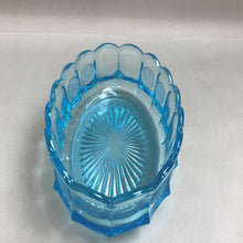 Load image into Gallery viewer, Sold Fostoria Blue Coin 9&quot; Oval Bowl
