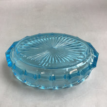 Load image into Gallery viewer, Sold Fostoria Blue Coin 9&quot; Oval Bowl
