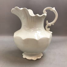 Load image into Gallery viewer, Champion White Ironstone Pitcher (12&quot;)
