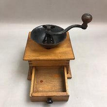 Load image into Gallery viewer, Vintage Wooden Coffee Cast Iron Grinder (6in)
