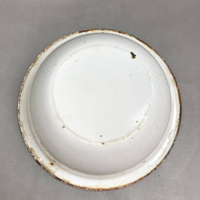 Load image into Gallery viewer, White &amp; Red Enamelware Basin / Bowl (4.5x12x12)
