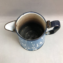 Load image into Gallery viewer, Vintage Enamelware Coffee Pot (7.5in)
